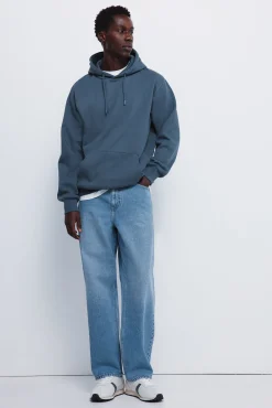 Springfield Sweatshirts-Capuz básico com sweatshirt azul