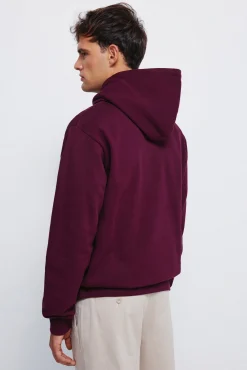 Springfield Sweatshirts-Capuz básico com sweatshirt estampado