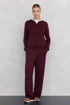 Pedro del Hierro Sobretudos|Camisolas-capuz com malha para atividades físicas Bordeaux