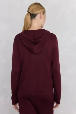 Pedro del Hierro Sobretudos|Camisolas-capuz com malha para atividades físicas Bordeaux