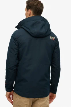 Superdry Sweatshirts-Capuz corta-vento ultimate emb azul