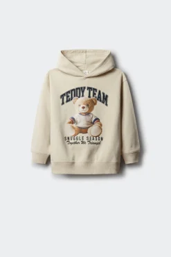 Springfield Kids Sweatshirts|T-Shirts-capuz de ursinho de Sweatshirt para menina estampado