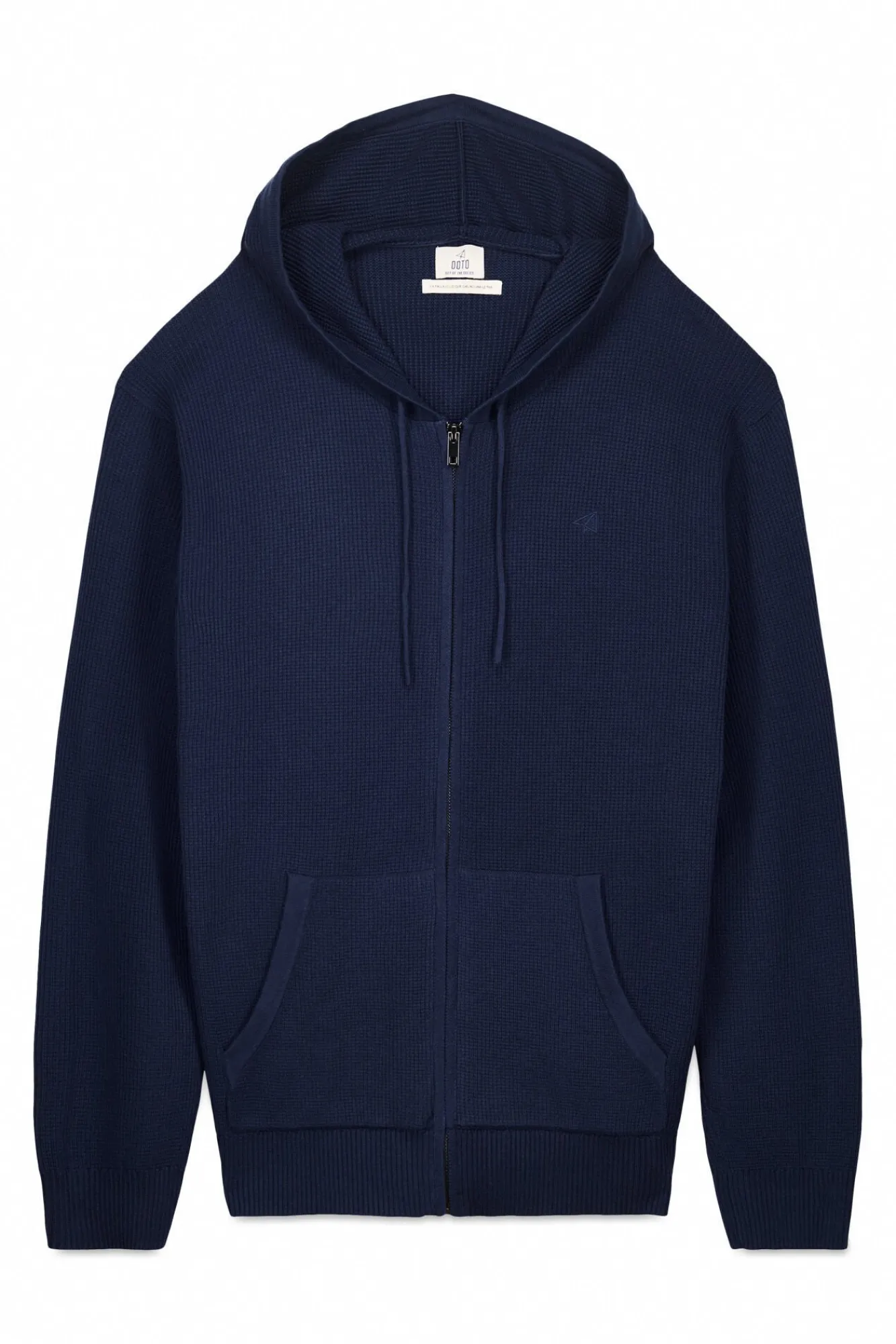 OOTO Camisolas-Cardigan com capuz e fecho-éclair Azul