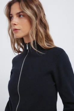 Springfield Camisolas-Cardigan com fecho-éclair azul