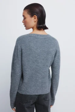 Springfield Camisolas-Cardigan com laços brilhantes cinzento