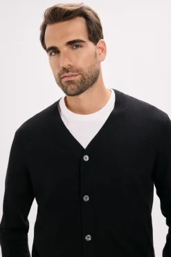 Jack & Jones Camisolas-Cardigan de corte regular Preto