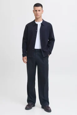 Jack & Jones Camisolas-Cardigan de gola polo Azul