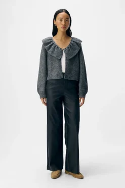 Object Camisolas-Cardigan de lã e alpaca Cinzento