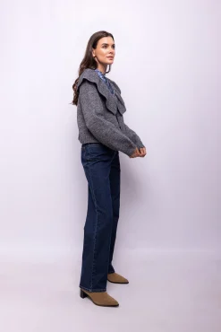 Object Camisolas-Cardigan de lã e alpaca Cinzento