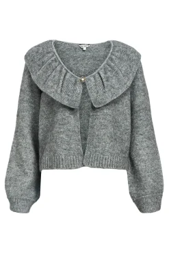 Object Camisolas-Cardigan de lã e alpaca Cinzento