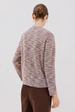 Cortefiel Camisolas-Cardigan de tweed Subiu