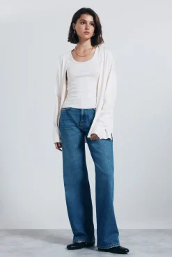 Springfield Camisolas-Cardigan leve aberto vison