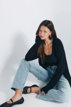 Springfield Camisolas-Cardigan leve aberto preto