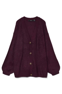 Vero Moda Curve Camisolas-Cardigan plus size de malha malha Roxo