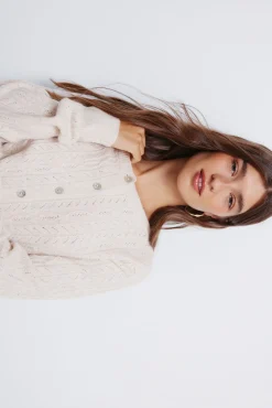 Springfield Camisolas-Cardigan Pointelle branco