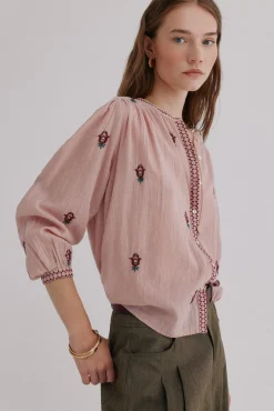 Hoss Intropia Blusas-Carina. Blusa bordada Subiu