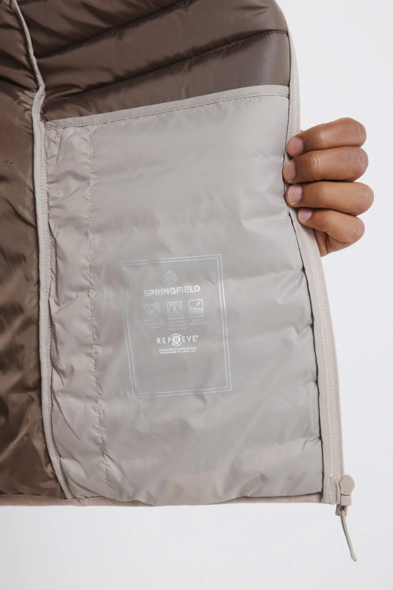 Springfield Casacos-Casaco acolchoada cru