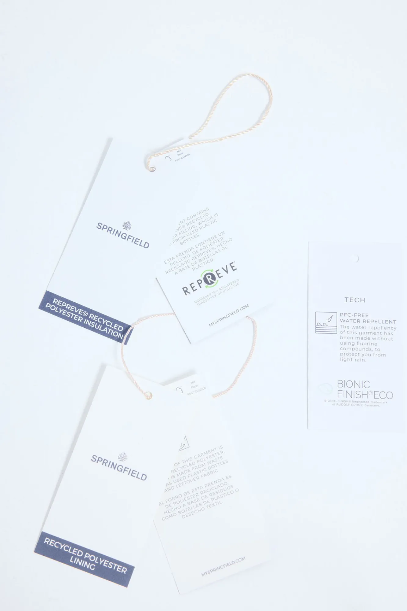 Springfield Casacos-Casaco acolchoada preto