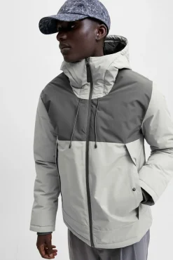 Jack & Jones Casacos-Casaco acolchoada bicolor cinzento