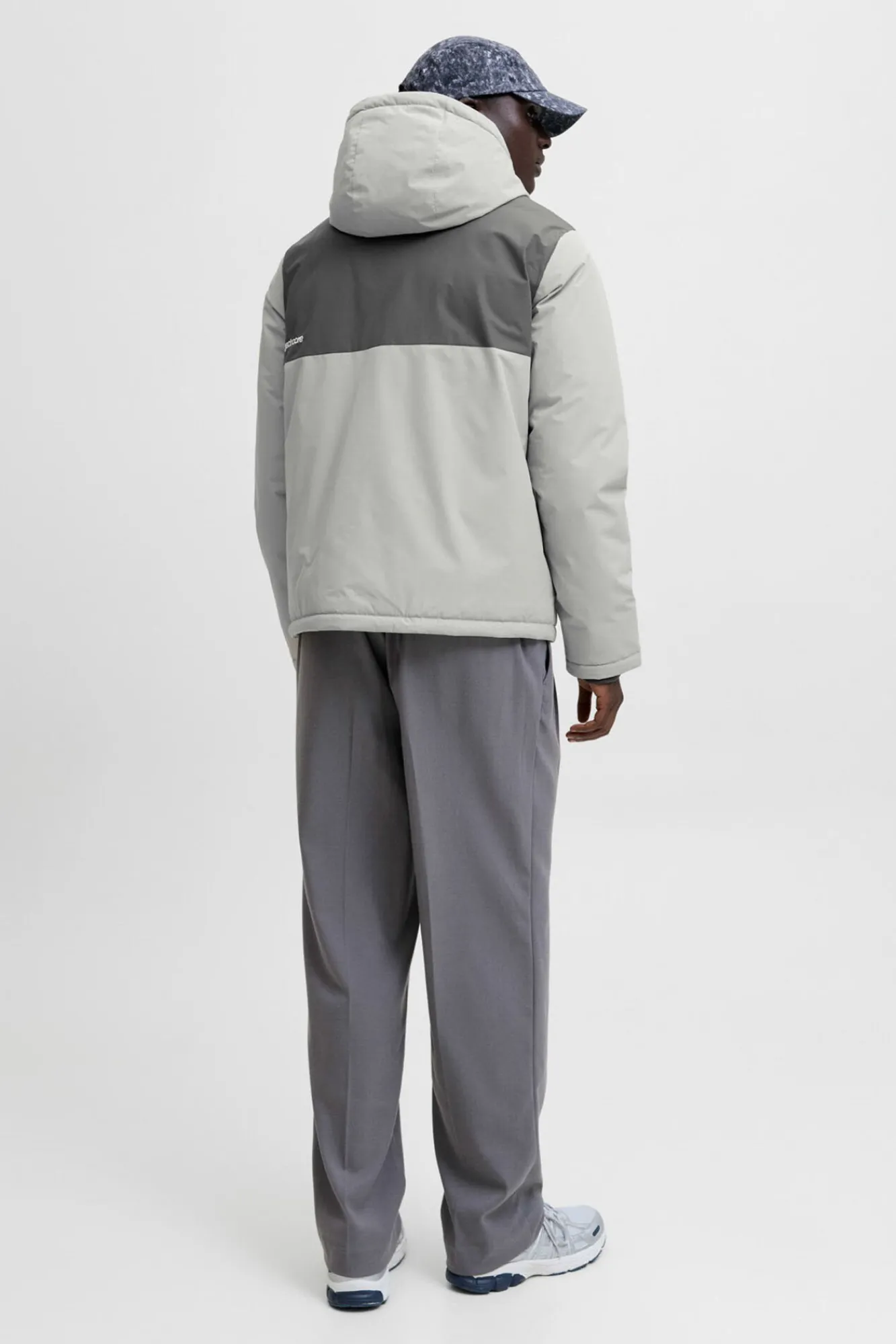 Jack & Jones Casacos-Casaco acolchoada bicolor cinzento