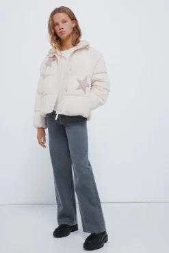 Springfield Kids Sobretudo|Casacos-Casaco acolchoada estrela para menina estampado