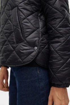 Vero Moda Sobretudos|Casacos-Casaco acolchoada feminina com bolsos Preto