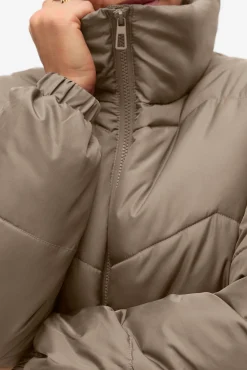 Vero Moda Sobretudos|Casacos-Casaco acolchoada feminina Castanho