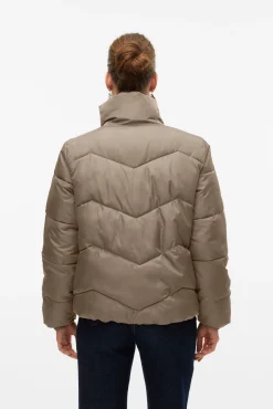 Vero Moda Sobretudos|Casacos-Casaco acolchoada feminina Castanho