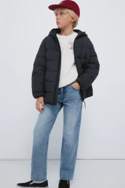 Springfield Kids Casacos|Sobretudos-Casaco acolchoada infantil preto