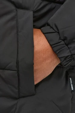 Jack & Jones PLUS Casacos-Casaco acolchoada masculina preto