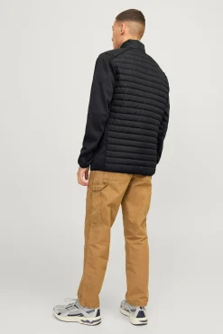 Jack & Jones Casacos-Casaco acolchoado de gola alta preto