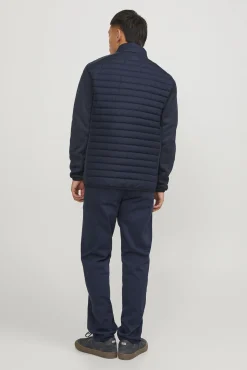 Jack & Jones Casacos-Casaco acolchoado de gola alta azul