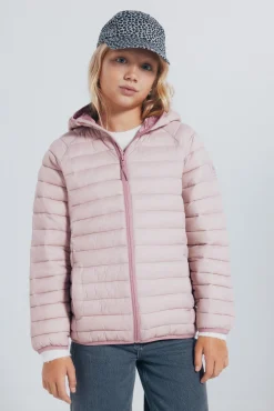 Springfield Kids Sobretudo|Casacos-Casaco acolchoado para menina rosa