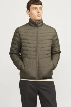Jack & Jones Casacos-Casaco acolchoado puffer castanho