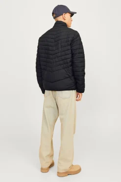Jack & Jones Casacos-Casaco acolchoado puffer preto