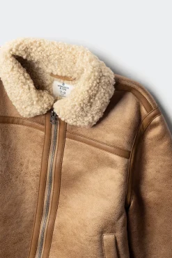 Springfield Kids Casacos|Sobretudos-Casaco aviador infantil cru