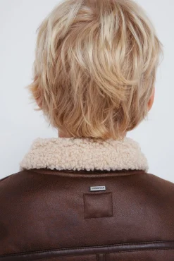 Springfield Kids Casacos|Sobretudos-Casaco aviador infantil cru