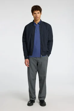 Selected Casacos-Casaco bomber Azul