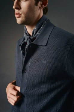 OOTO Camisolas-Casaco com botões Azul