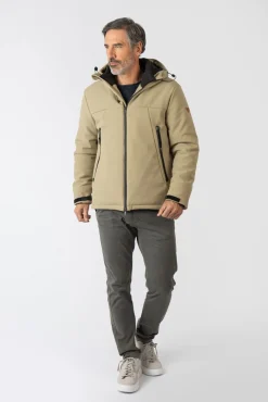 Privata Casacos-Casaco com capuz Tostado