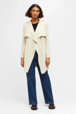 Object Sobretudos-Casaco com cinto Tostado