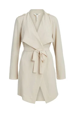 Object Sobretudos-Casaco com cinto Tostado