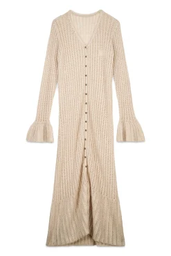 Slowlove Camisolas-Casaco comprido malha Ecru