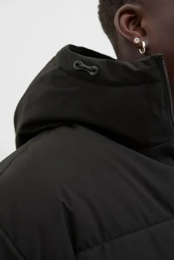 Jack & Jones Casacos-Casaco curta puffer preto