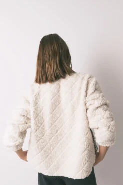 Women'secret Sobretudos-Casaco curta reversível com estampa animal bege