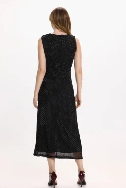 Vila Sobretudos-Casaco de capa de pele sintética Preto