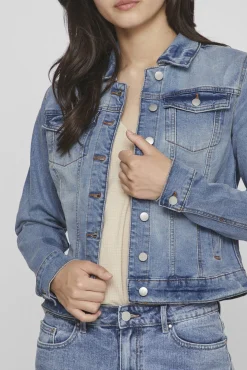 Vila Sobretudos-Casaco de ganga Azul