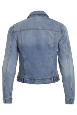 Vila Sobretudos-Casaco de ganga Azul