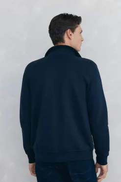 Pedro del Hierro Camisolas|Casacos-Casaco de malha Azul