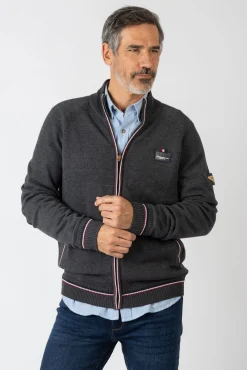 Privata Camisolas-Casaco de malha Cinzento